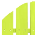 Chaise de jardin Adirondack avec pouf Bois de sapin solide Vert