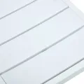 Chaises de jardin 4 pcs Blanc PEHD Aspect de bois