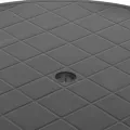 Table de jardin Anthracite 89 cm Plastique