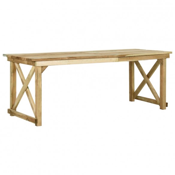 Table de jardin 200x79x75 cm Bois de pin imprégné