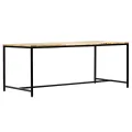 Table à dîner 180x90x75 cm Bois de manguier massif brut