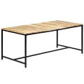 Table à dîner 180x90x75 cm Bois de manguier massif brut