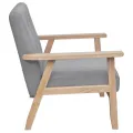 Fauteuil Gris clair Tissu