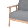 Fauteuil Gris clair Tissu