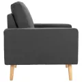 Fauteuil Gris foncé Tissu