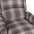 Fauteuil inclinable de massage Beige Tissu