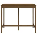 Table de bar Marron miel 140x80x110 cm Bois massif de pin