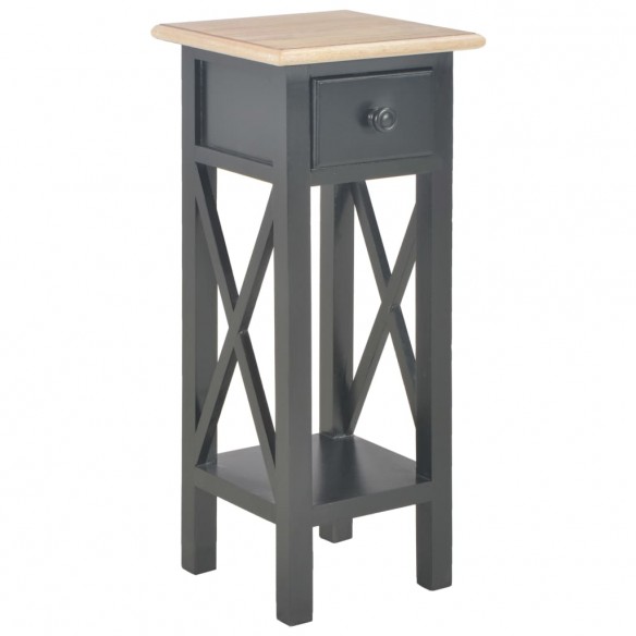 Table d'appoint Noir 27 x 27 x 65,5 cm Bois