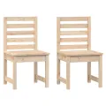Chaises de jardin 2 pcs 40,5x48x91,5 cm bois massif de pin