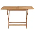 Table pliable de jardin 120x70x75 cm Bois de teck solide