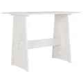 Table à manger avec banc Blanc Bois de pin solide