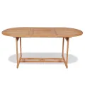 Table de jardin 180x90x75 cm Bois de teck solide