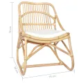 Chaise en rotin Lin