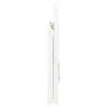 Chaises inclinables de jardin 2 pcs Plastique Blanc