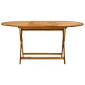 Table de jardin pliable 160x85x75 cm Bois d'acacia massif