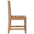 Chaises de jardin 2 pcs Bois de teck solide