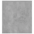 Meuble TV avec lumières LED gris béton 120x35x40 cm