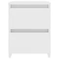 Tables de chevet 2 pcs Blanc 30x30x40 cm Bois d'ingénierie
