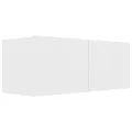 Meubles TV 3 pcs Blanc Aggloméré