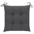 Chaises pliables de jardin 8 pcs avec coussins Bois d'acacia