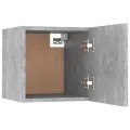 Table de chevet Gris béton 30,5x30x30 cm Aggloméré