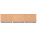 Meuble TV Gris béton 140x40x35,5 cm Aggloméré