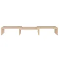 Support de moniteur 60x24x10,5 cm Bois de pin solide