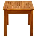Table basse de jardin 70x40x36 cm Bois solide d'acacia