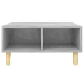 Table basse Gris béton 60x60x30 cm Aggloméré