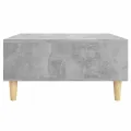Table basse Gris béton 60x60x30 cm Aggloméré