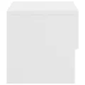 Tables de chevet murales 2 pcs Blanc