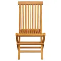 Chaises de jardin pliables 8 pcs Bois de teck massif