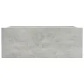 Tables de chevet flottantes 2 pcs Gris béton 40x30x15 cm