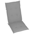Chaises inclinables de jardin 2 pcs avec coussins Bois d'acacia