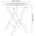Table de bistro Ø46x47 cm Bois d'acacia massif