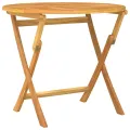 Table pliable de jardin 85x76 cm Bois de teck solide