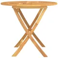 Table pliable de jardin 85x76 cm Bois de teck solide