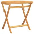 Table pliable de jardin 85x76 cm Bois de teck solide