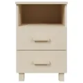Tables de chevet HAMAR 2 pcs Marron miel 40x35x62cm Bois massif