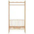 Banc de jardin avec pergola 116 cm Bambou