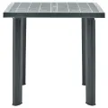Table de jardin Vert 80x75x72 cm Plastique