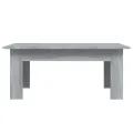 Table basse Sonoma gris 100x60x42 cm Bois d'ingénierie