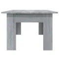 Table basse Sonoma gris 100x60x42 cm Bois d'ingénierie