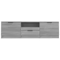 Meuble TV Sonoma gris 140x35x40 cm Bois d'ingénierie