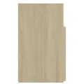 Meuble TV avec lumières LED chêne sonoma 120x30x50 cm