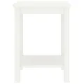 Table de chevet Blanc 35x30x47 cm Bois de pin massif