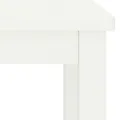 Table de chevet Blanc 35x30x47 cm Bois de pin massif