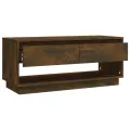Meuble TV Chêne fumé 102x41x44 cm Aggloméré