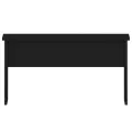 Table basse Noir 80x50,5x41,5 cm Bois d'ingénierie