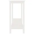 Table console Blanc 110x40x80 cm Bois massif de pin